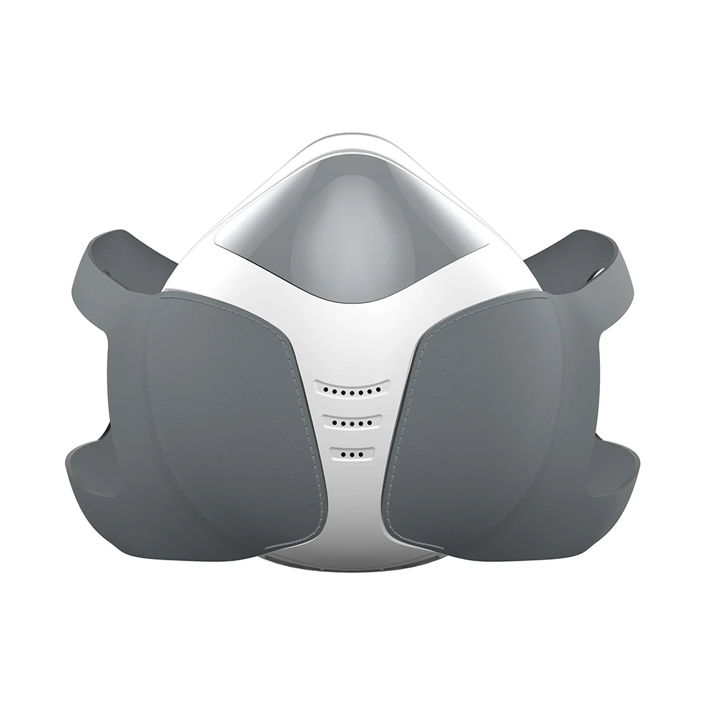 FA-601 электрическая маска респиратор Очищающая воздух Пылезащитная маска PM2.5 анти-дымка лицо рот маска с клапаном USB перезаряжаемая - Цвет: Белый