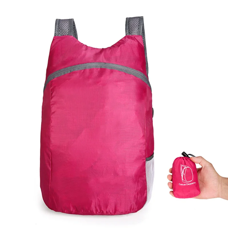 20л легкий упаковочный рюкзак складной Сверхлегкий Открытый складной удобный дорожный рюкзак Nano рюкзак для мужчин и женщин