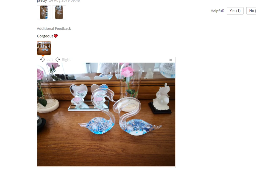O.RoseLif Любовь Лебедь цветок вазы стекло пресс-папье Статуэтка подарок ремесла плантаторы Свадебные украшения вазы вечерние подарки