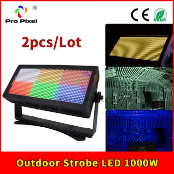 

2PCS IP65 Waterproof LED Strobe RGBW 4in1 Flash Stage Lighting Effect Outdoor strobe Dj Effect Light for disco dmx Party Light
