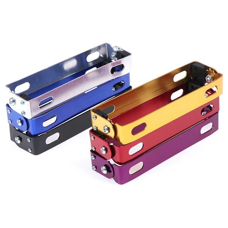 Motorcycle license plate holder License plate holder Universal Aluminum Alloy License Plate Bracket Motorcycle Accessories Adjustable Motorcycle Retrofit License Plate Frame 1PC