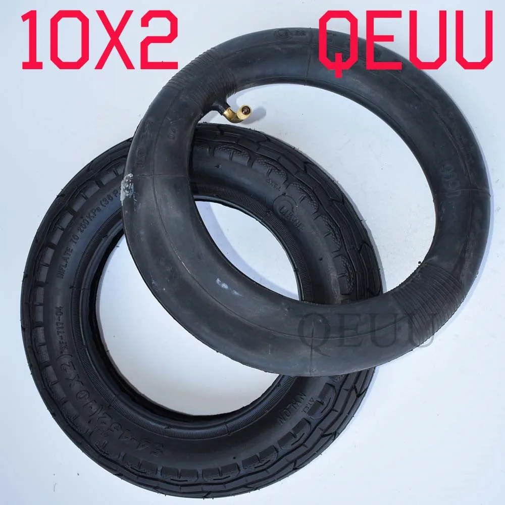 10X2/10X2,0(54-152) с внутренней трубкой подходит для 10-дюймового балансировочного скутера, газовых электрических скутеров и электровелосипедов 10*2,0, запчасти для мотоциклов - Цвет: inner and out tyre