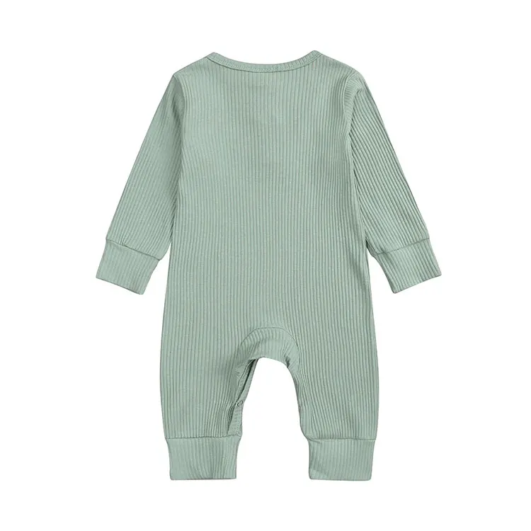 Solid Color Baby Clothes Girl Rompers Fashion Baby Boy Clothes Cotton Long Sleeve Toddler Romper Infant Clothes 0-24 Months customised baby bodysuits