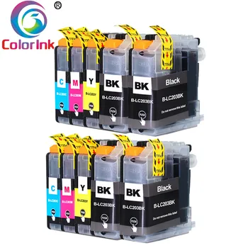 

ColorInk 10Pack LC203 For Brother LC203 ink cartridge for Brother MFC-J4320DW J4420DW J4620DW J5520DW J5620DW J5720DW printer