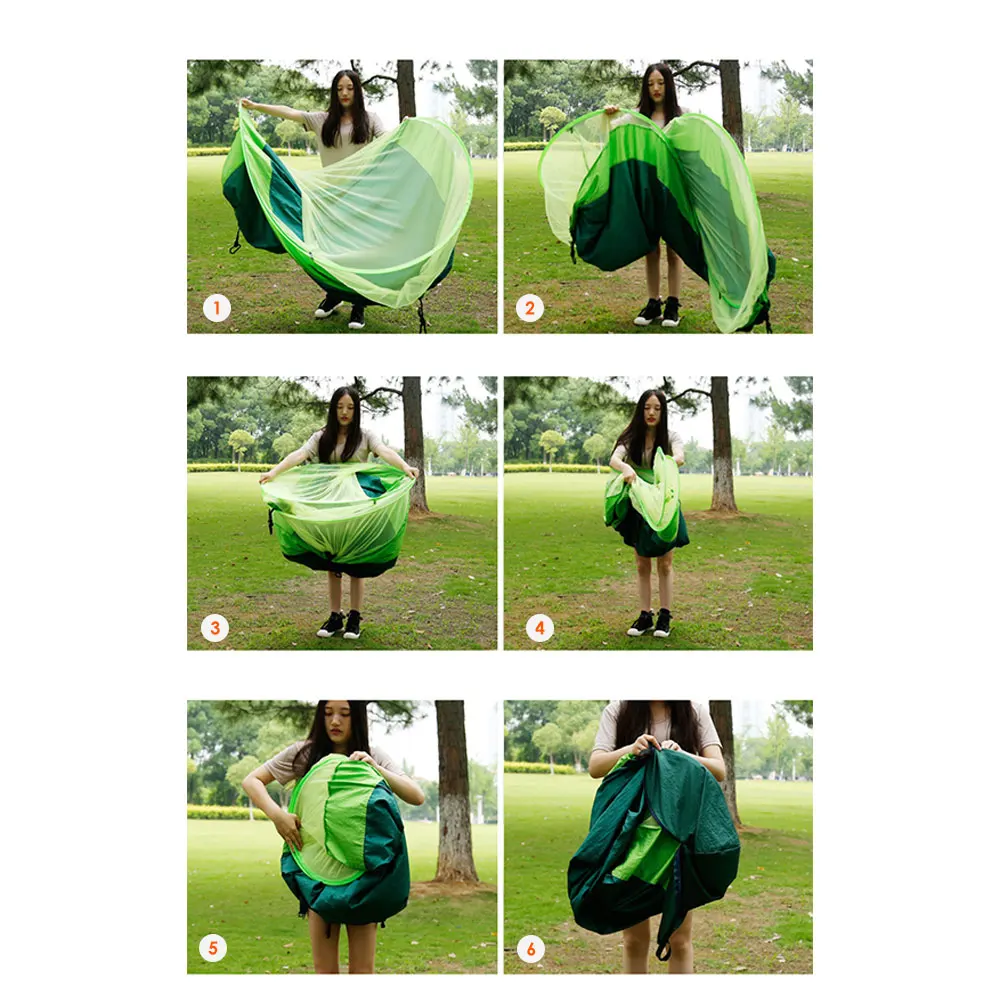 Sturdy Nylon Spinning Outdoors Travel Tent Hammock Swing Hanging Bed Couch Hanging Camping Tents Mosquito Net Durable