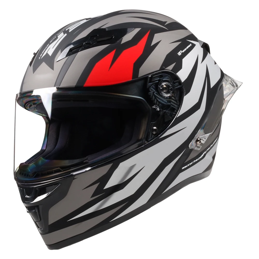 Последние предложения Полнолицевой мотоциклетный шлем Capacete Casco De Moto DOT утвержденный Capacete для гоночного руля