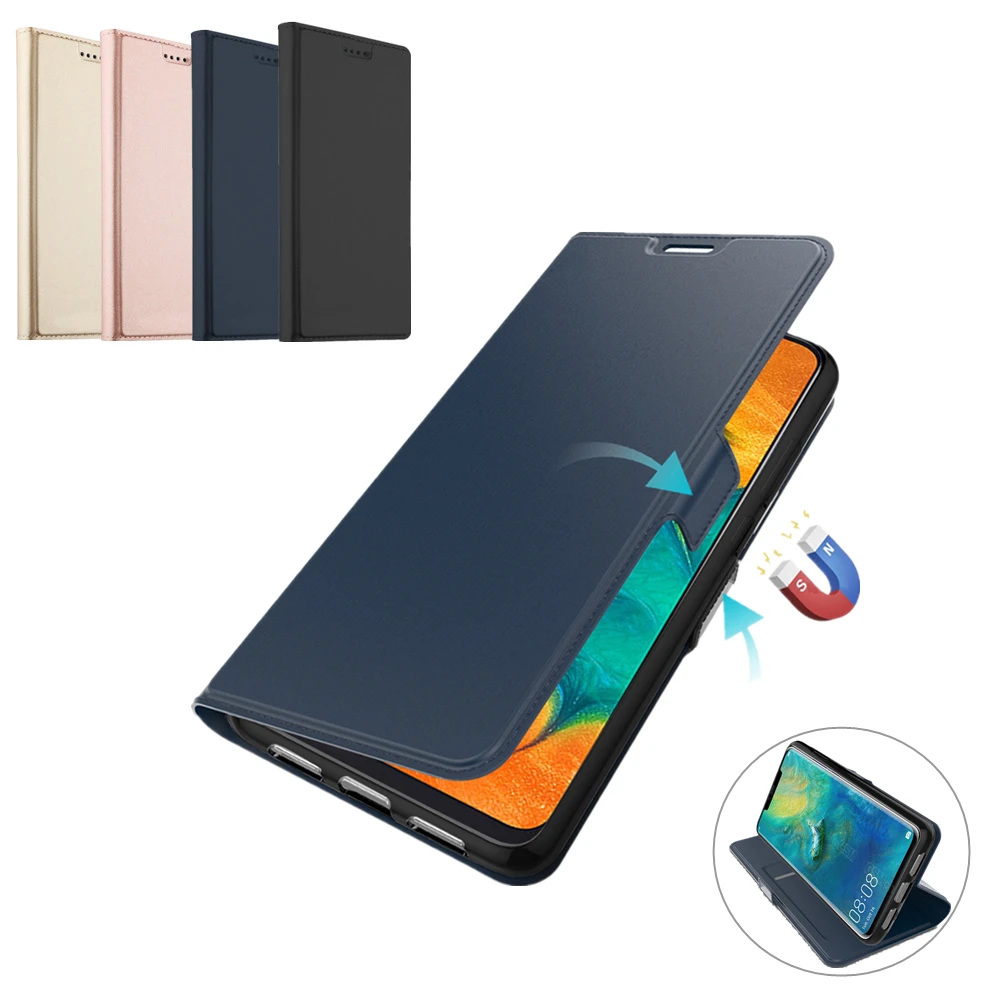 

For Huawei Mate 30 Case Luxury Leather Flip Stand Shockproof Wallet Cover for Huawei Mate 30 Pro Mate 30 Lite Case Card Slot