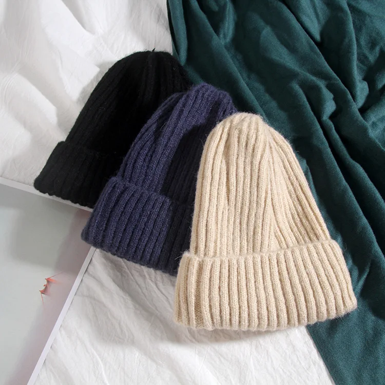 Xiaomi новая зимняя однотонная вязаная шапка, женская модная повседневная шапка, теплая женская мягкая утолщенная шапка, вязаная шапка-носок, шапка для катания на лыжах
