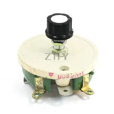 

Single Turn Resistor 100W 300 Ohm Volume Control Ceramic Disk Rheostat