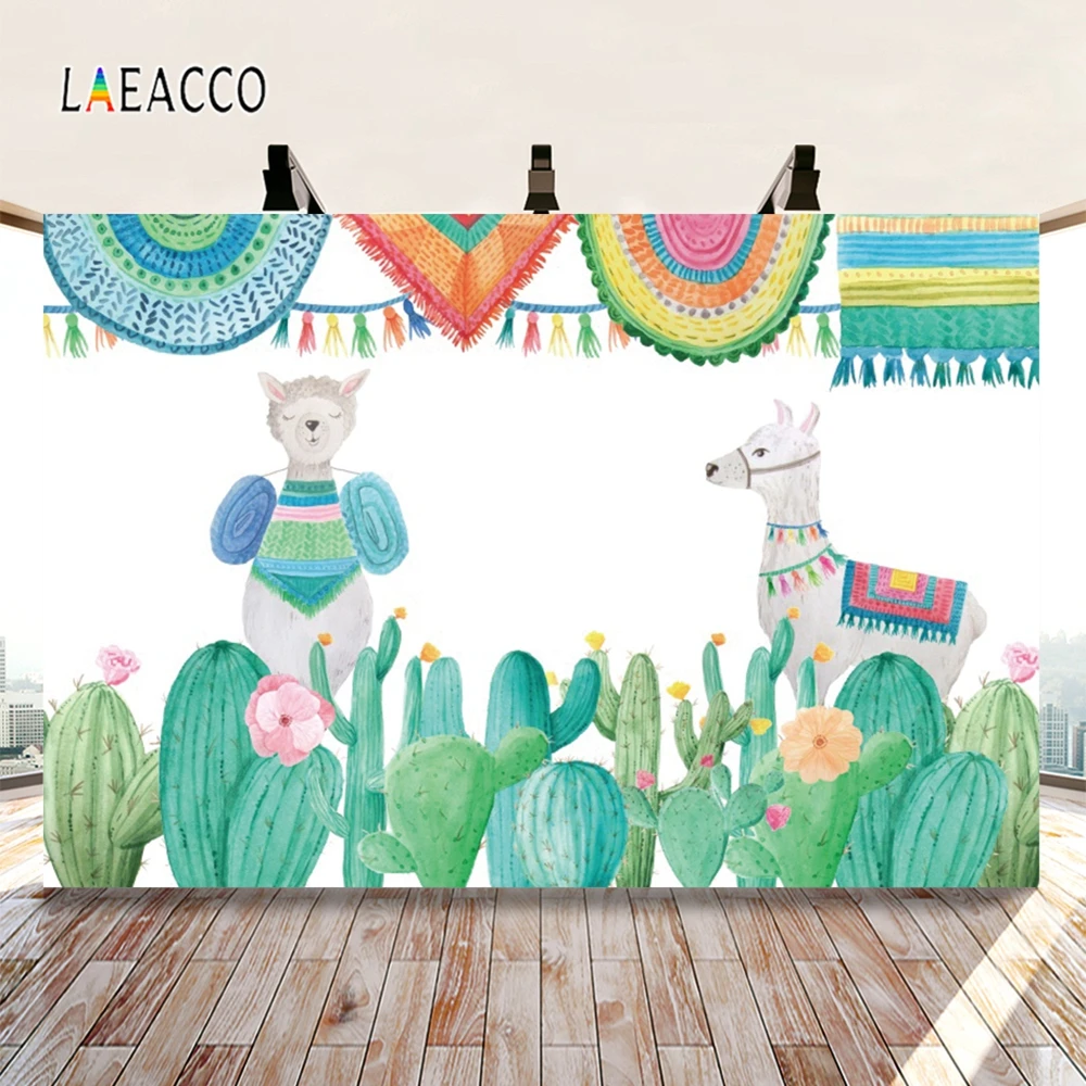 

Laeacco Baby Shower Photography Background Birthday Party Animal Plant Backdrop Decor Photocall Backdrop Photo Studio