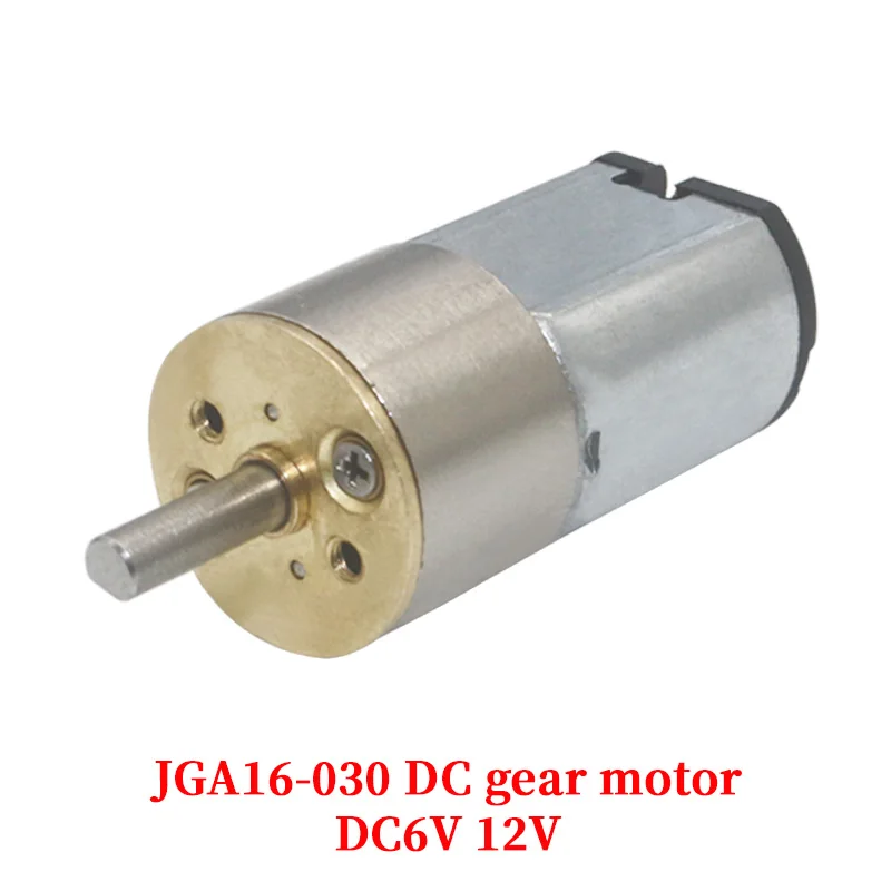 JGA16-030 DC Миниатюрный мотор-редуктор низкая скорость маленький двигатель