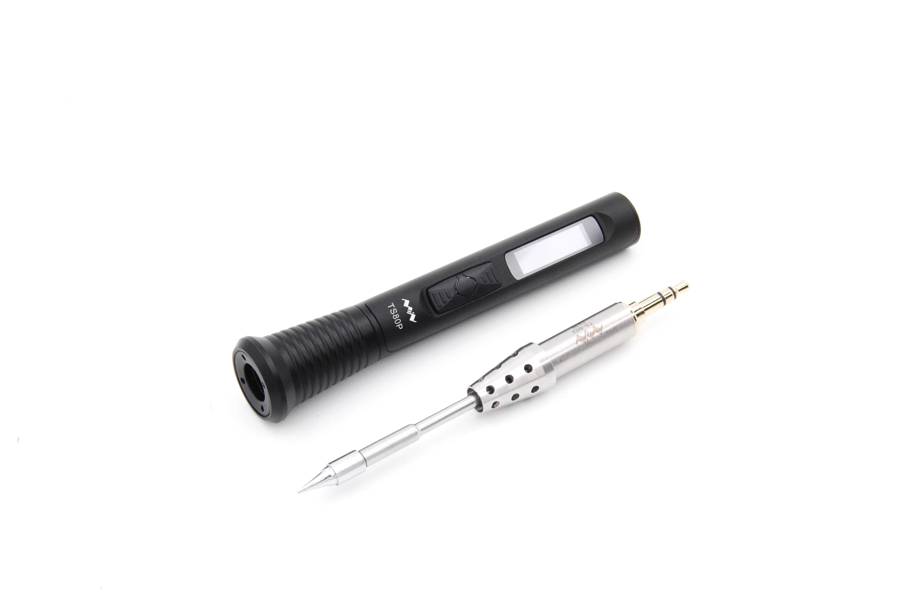 TS80P Mini Smart Portable Digital Soldering Iron Tool Adjustable Temperature OLED Display With 30W Original Power 2