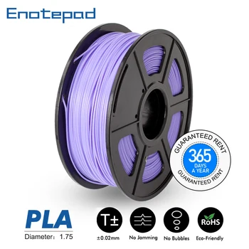 

3D PLA purple PLA 3D Printer Extruder PLA Filament 1.75mm 1KG 2.2lbs with Spool No Bubble Eco-friendly Polycarbonate Plastic