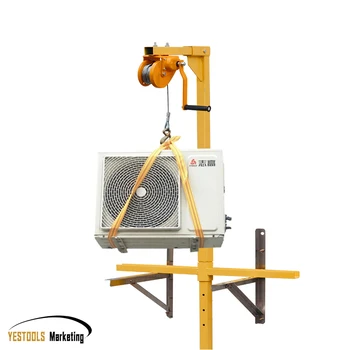 

Manual Stainless steel, outside installation lifting tool, crane, folding, self-locking manual winch assembly air conditioner