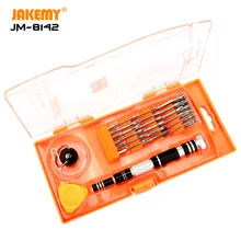 Jakemy JM-8142 29 em 1 ferramenta de reparo do agregado familiar diy chave de fenda conjunto de alumínio aeroespacial conjunto de ferramentas de reparo do telefone celular