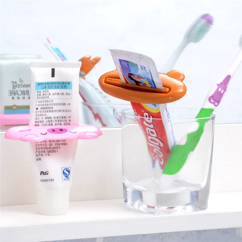 Домашняя простая соковыжималка, мультипликационный диспенсер для зубной пасты, держатель для зубной щетки, аксессуары для украшения кухни и ванной комнаты