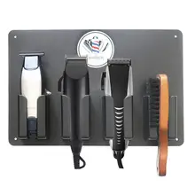Держатель для стрижки волос, Парикмахерская станция, электрическая машинка для стрижки волос, инструменты для хранения, полка, аксессуары для салона, подставка для триммера для волос