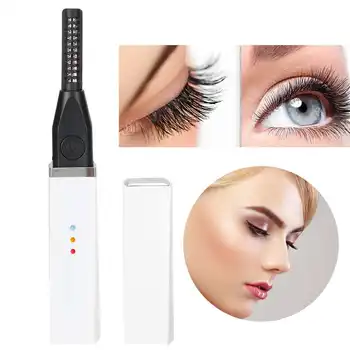 

Electric Heated Eyelash Curler Long lasting 3 Temperature Adjustable Electric Eyelash Curler for Women Makeup Tool