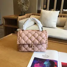 Известный дизайн, роскошные Брендовые женские кожаные сумки, высокое качество, натуральная кожа, сумки на плечо, заклепки, сумки-мессенджеры