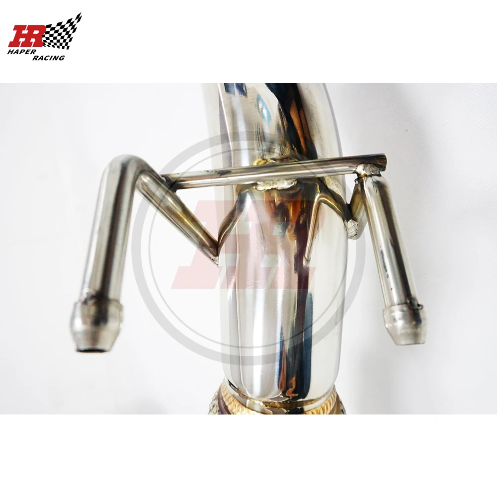 Выпускная труба из нержавеющей стали для HP RACING 3 5 '' 0'' 304 MK7 MK7.5 G TI Seat Leon Cupra 5F