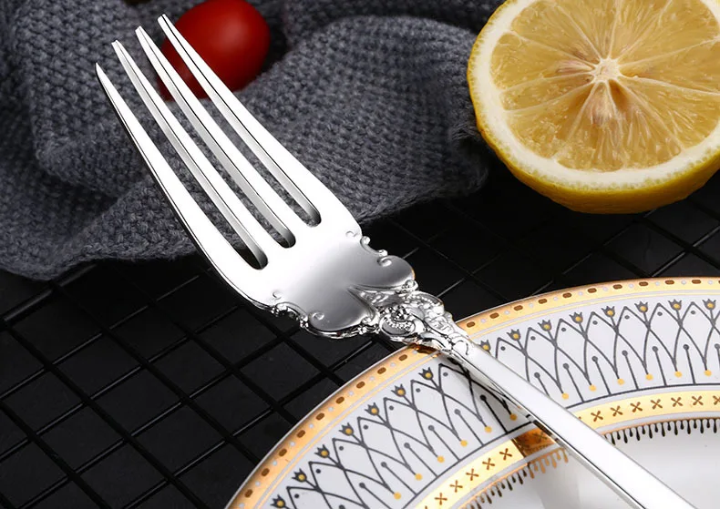 silver flatware