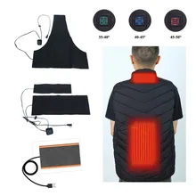 USB Электрический грелку 3 шестерни регулируемый DIY моющийся тепловой одежды открытый с подогревом куртка жилет аксессуары KT01