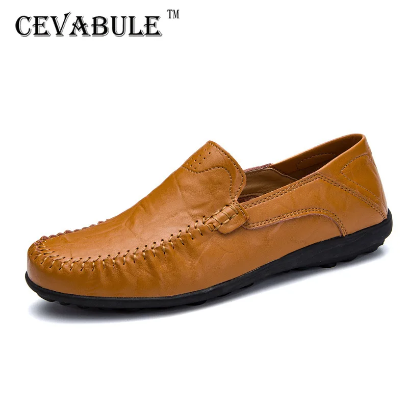 CEVABULE Geunine/кожаная мужская обувь больших размеров дышащая повседневная для
