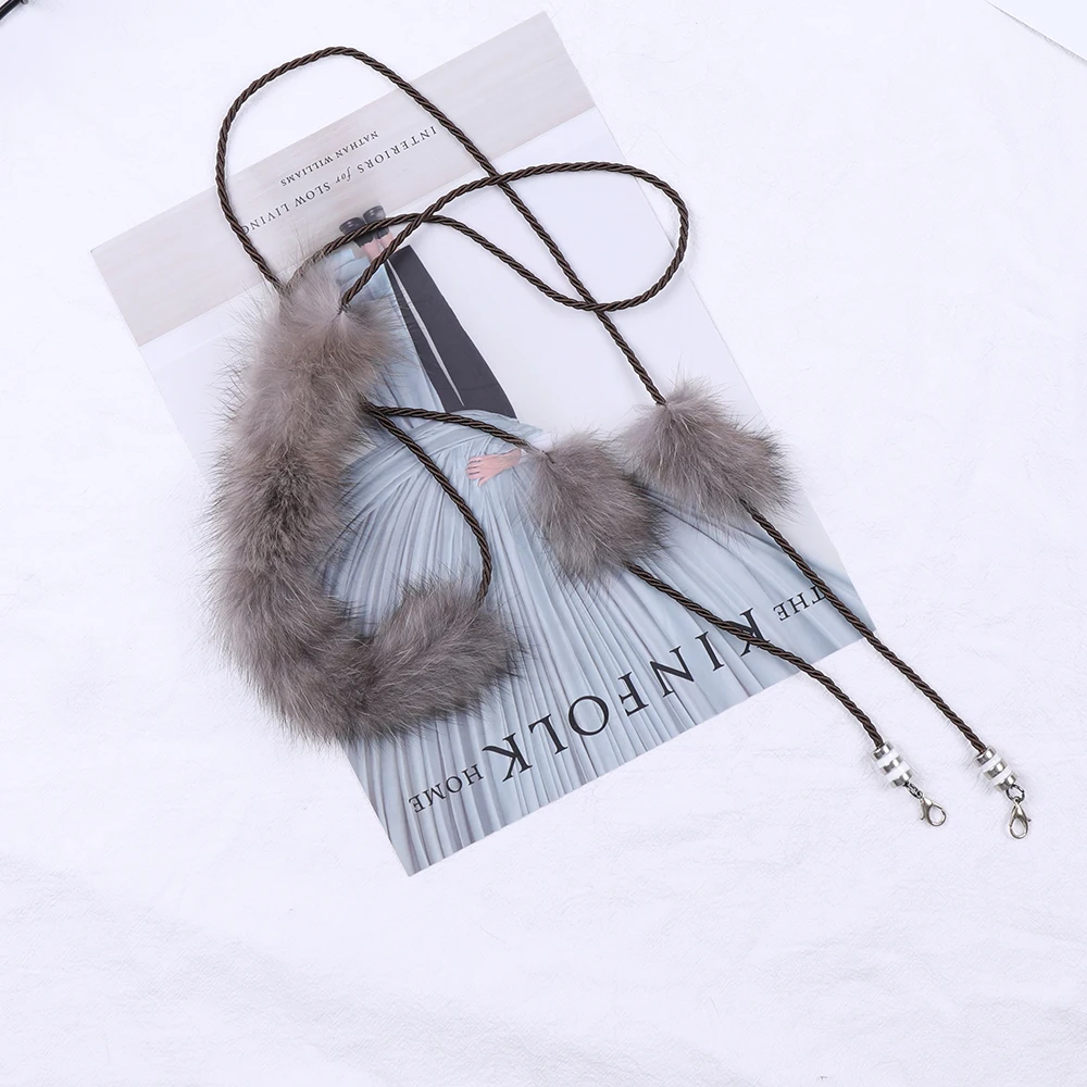 New Women Winter Luxury Sable Fur Gloves Kintting Mittens Girls Ski Gloves Warm Fur Mitts Russian Lady Wrist Glove