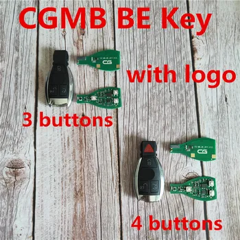 

Original CGMB BE Key 315MHZ/433Mhz Get 1 Free Token for CGDI MB CGMB work with Smart Key Shell for Benz with Logo