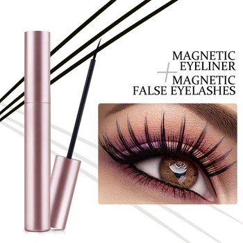 

Fashion Water Resistant Quick Dry Liquid Magnetic Eyeliner Black Natural Eyeliner Eyeliner Liquid Pen Big Eyes Eyeliner TSLM1