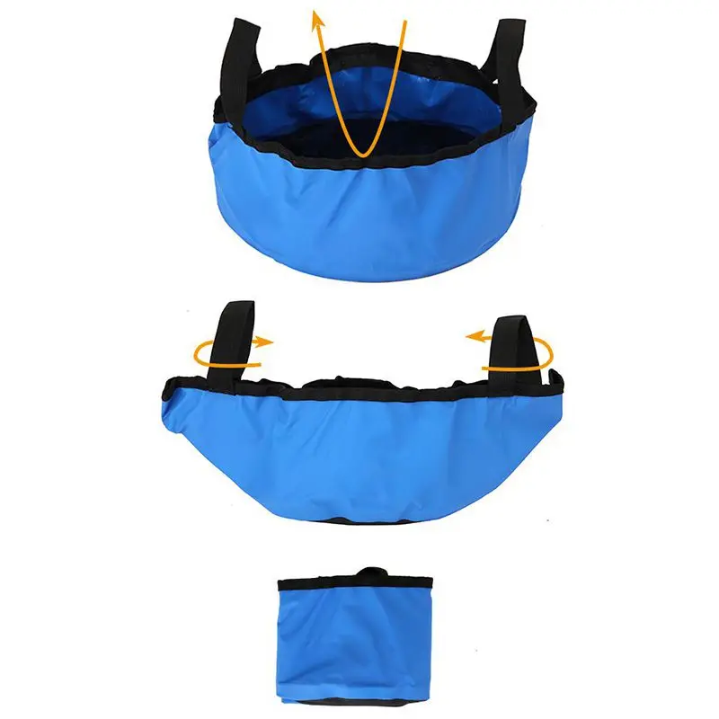 

Portable Folding Round Basin Waterproof Thickening PVC Travel Wash Basin Outdoor Hiking Fishing Camping Accessories