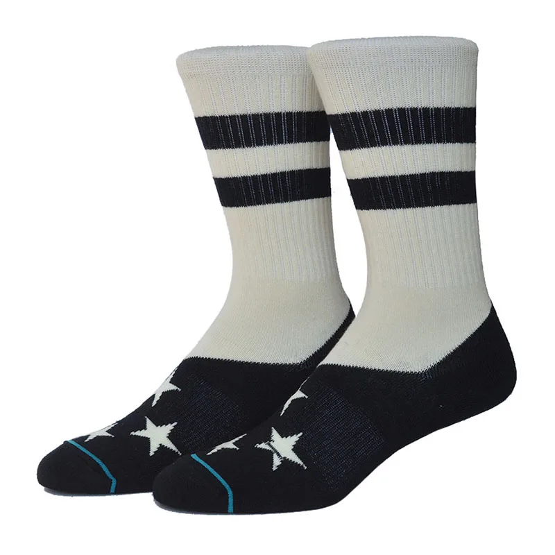 Носки спортивные носки для мужчин Флаг США Звезда носки для скейтеров высокое качество баскетбольные носки без костей прямые носки велосипед Meias Спорт на открытом воздухе - Цвет: Y469