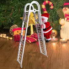Рождество Домашний Декор пение альпинистская лестница кукла Санта Плюшевая музыкальная игрушка забавные детские подарки Вечерние