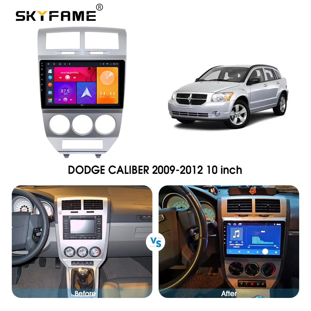 Skyfame Car Frame Cable Canbus For Dodge Caliber 2009-2012 Screen Dask Kit  Fascia Frame - Fascias - AliExpress