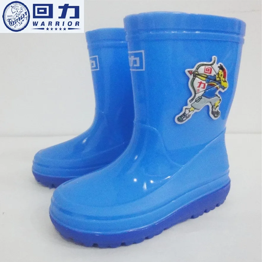 

[Official Authorized] Genuine Product Warrior CHILDREN'S Rain Boots 8605 Rubber Boots Large tong yu xue Men And Women Young STUD