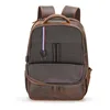 Luufan Genuine Leather Backpack for Men 15.6 Inch Laptop Backpack USB Charging Cowhide Male Travel Rucksack Outdoor Travel Bag 5