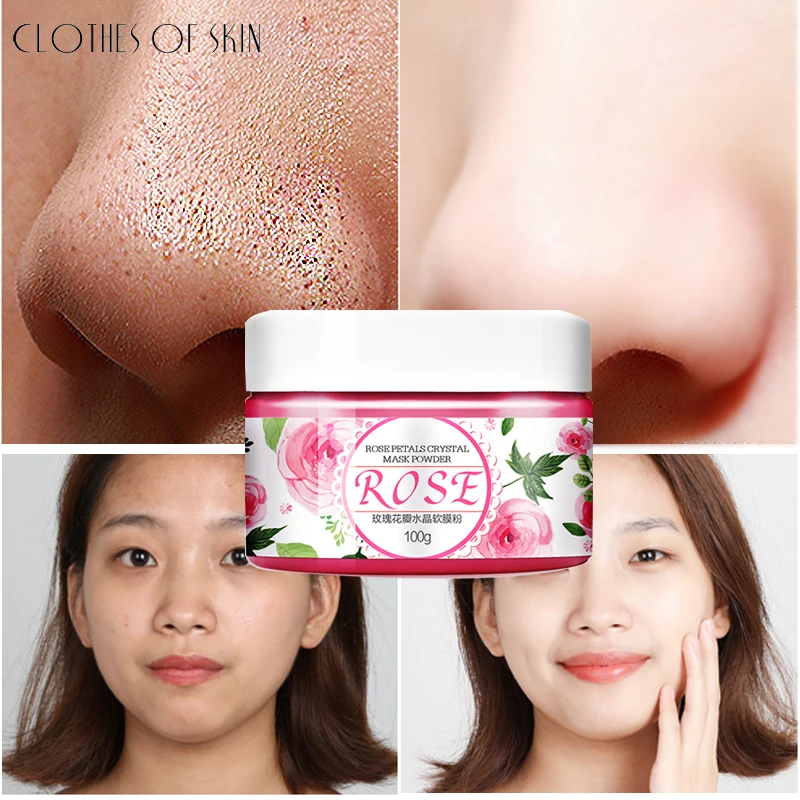 

CLOTHES OF SKIN Hyaluronic acid Shrink pores Crystal Soft Mask Powder Remove Blackhead Oil control Firming Brighten Mask 100g