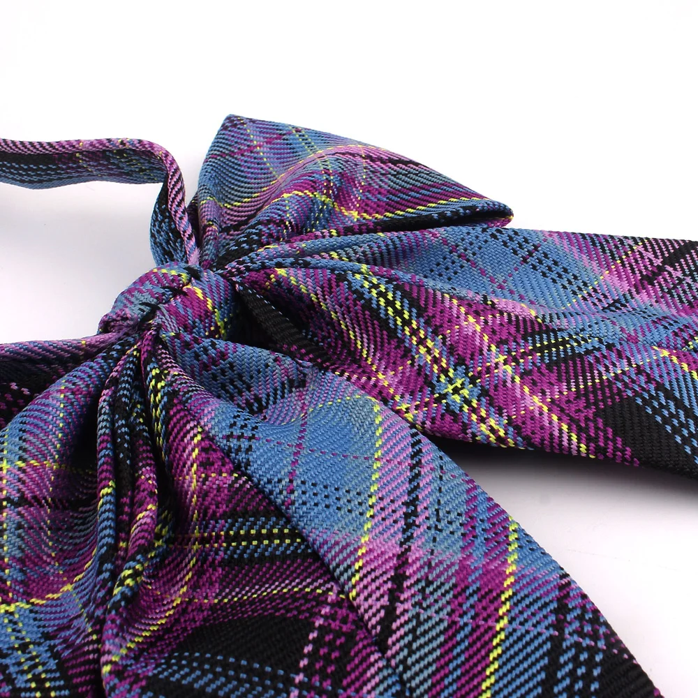 Bow Ties Ladies Plaid Bowtie Casual Bow tie for Women Uniform Collar Butterf Bowknot Adult Check Bow Ties Cravats Cotton Girls