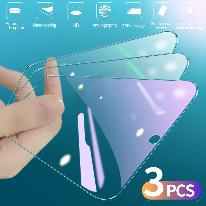 Закаленное стекло для Samsung A10 A20 A20E A30 A40 A50 A70 A90 A51 A71 пленка экрана A52 A72 A31 A41 A21S 3 шт. |