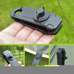 10x Caravan Clips For Caravan Tent Boat Trailer Cover Windproof Clamp Tarp Snap Groundsheet Tent Clip Awning Camping Access Q9r2