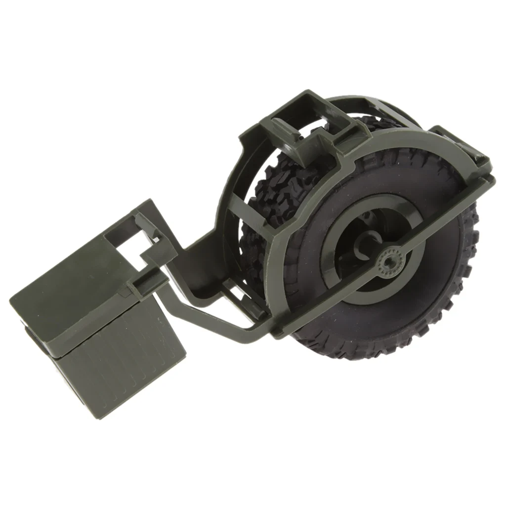 DIY Car Body Parts For WPL B36 B-36 B36K B36KIT 1:16 RC Military Truck Spare Tyre w/ Oil Tank