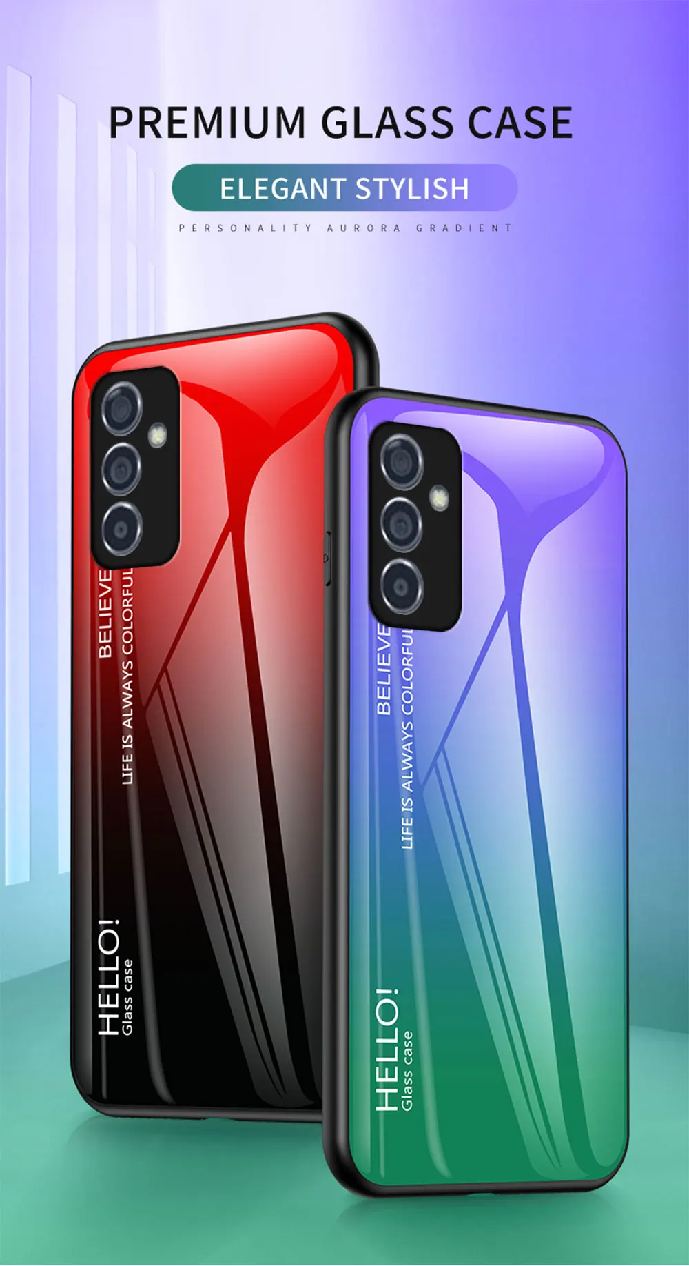 Glas Hülle Für Samsung Galaxy A Serie Handyhülle Hart Und Weich_voghion.com