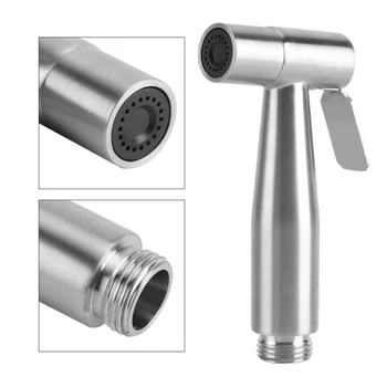 

Nozzle Bidets Washing Hygiene Silver Wall mounted Bathroom Stainless Steel