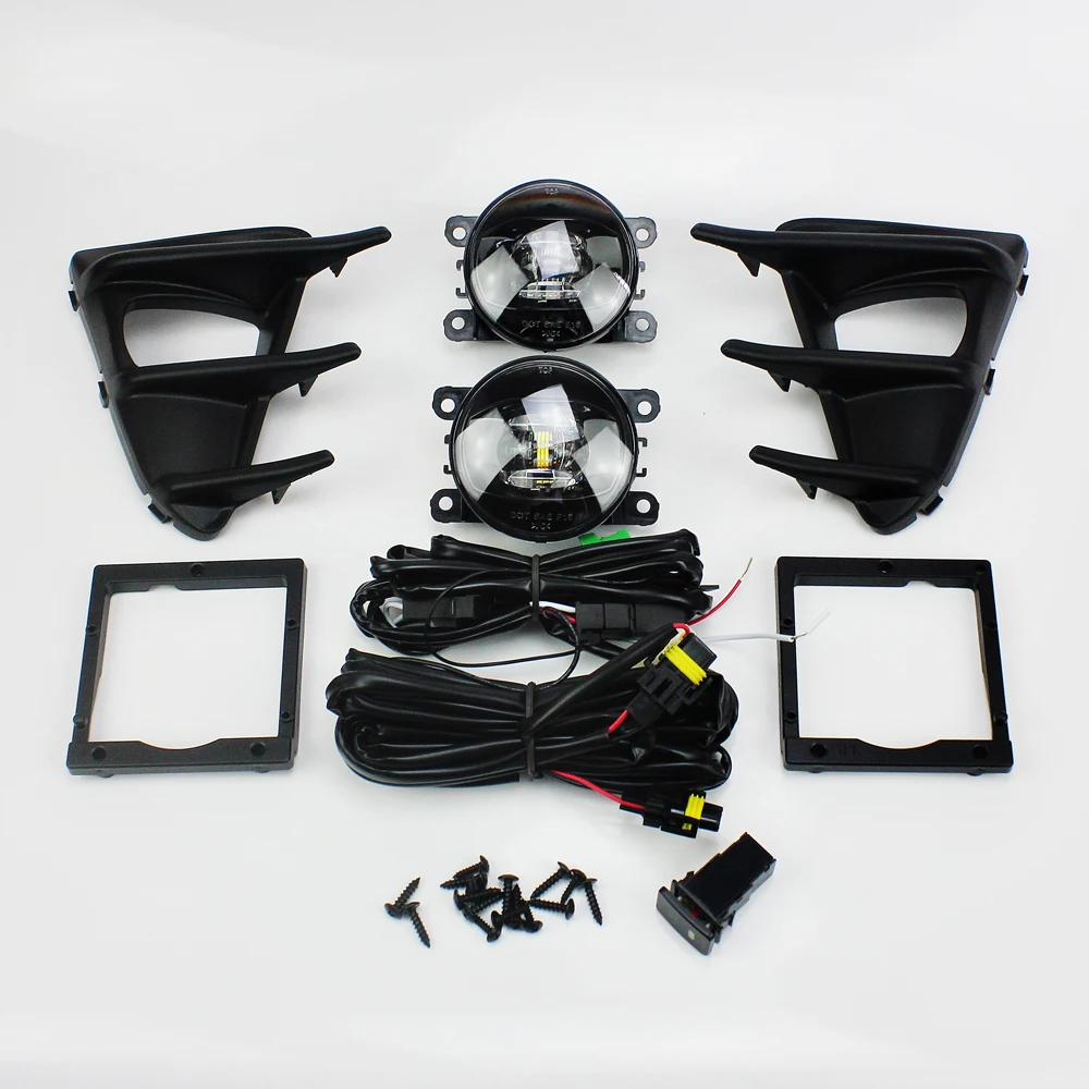 

Для Toyota GT86, 2016, 2017, 2018, 2019, аксессуары для бампера, противотуманных фонарей, прямая замена, с переключателем, ободком