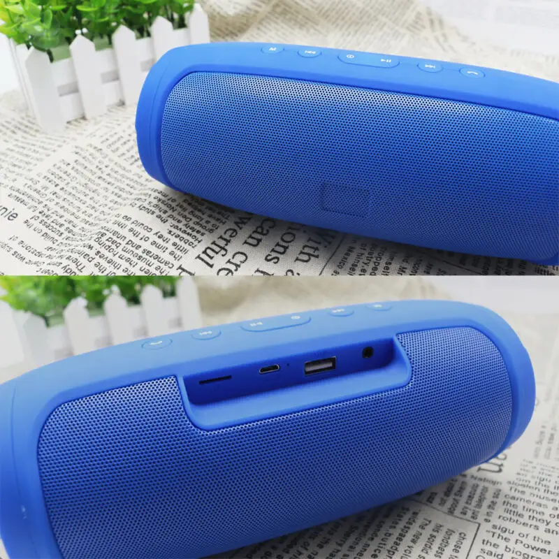 Bluetooth колонки Беспроводной Открытый USB/TF/FM радио/AUX Стерео Бас громкоговоритель