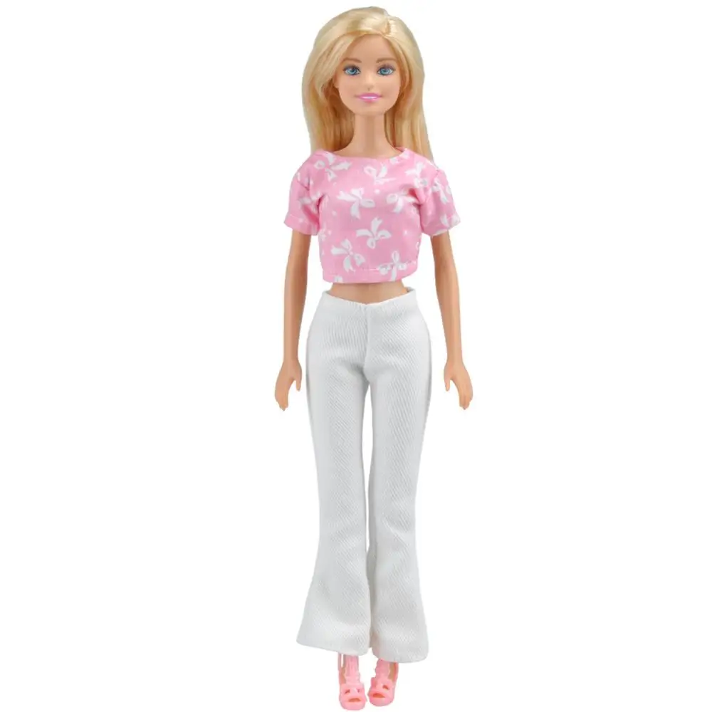 Barbie-Doll-Clothes-Daily-Suit-Office-Outfits-Upper-Outer-Garment-With-Pants-Dress-For-Barbie-Doll (1)