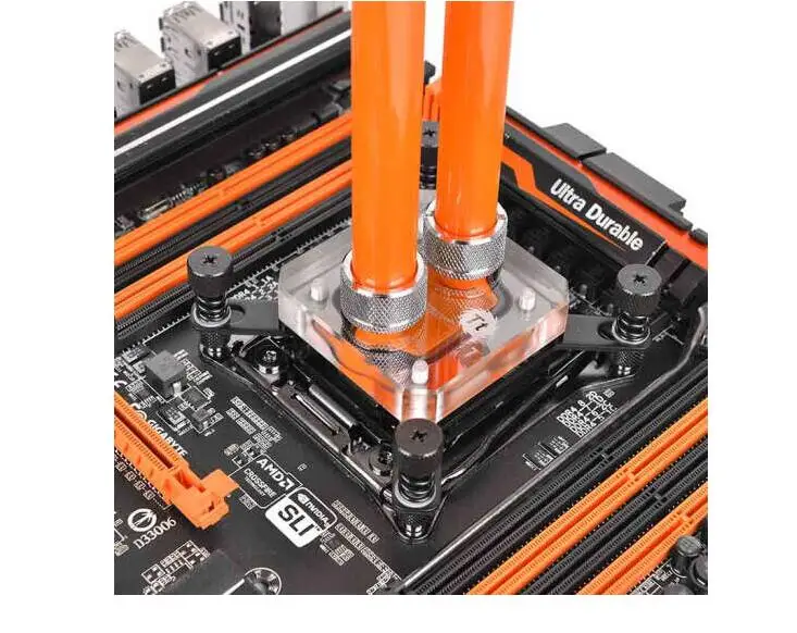 Головка водяного охлаждения процессора Thermaltake Тихоокеанский W3(полная платформа/0,15 мм микроканальная конструкция Антикоррозийная/