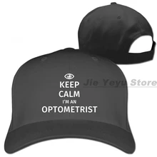Keep Calm Im A Optometrist бейсбольная кепка для мужчин и женщин Кепка для водителя грузовика модная Регулируемая Кепка