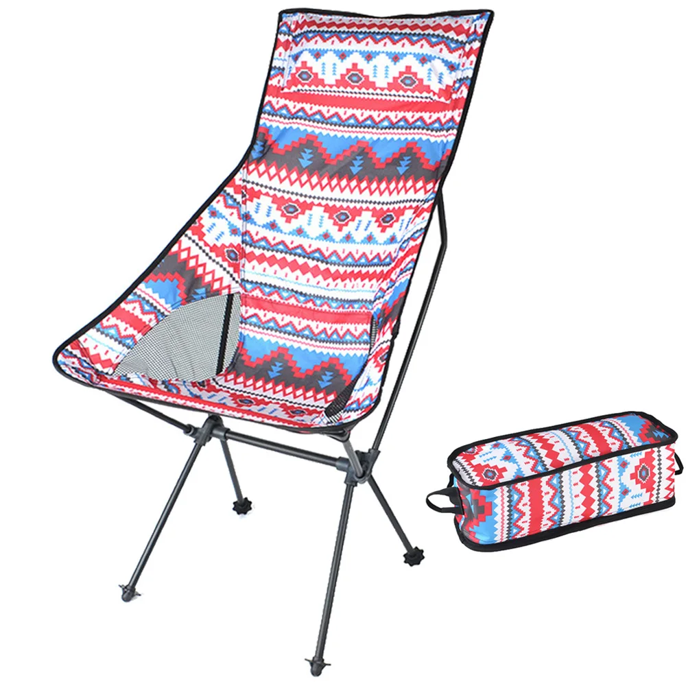 Folding Chair Desert&Fox Camping Chair Multicolor Picnic Beach Collapsible Backrest Chairs with Carry Bag Outdoor Portable Foldable Chair for folding chair