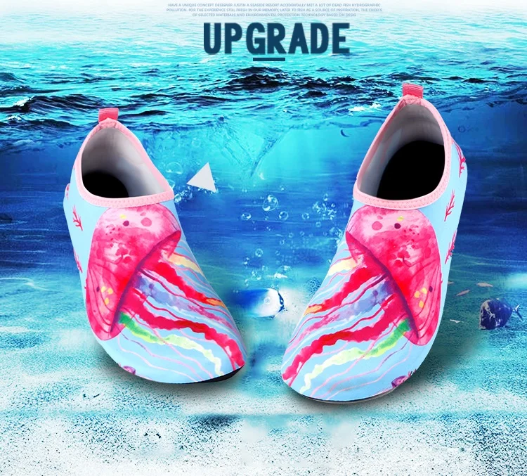 Aqua shoes водонепроницаемая обувь для йоги, быстросохнущие, Нескользящие, износостойкие, дышащие, уличные, речные, морские, противоскользящие